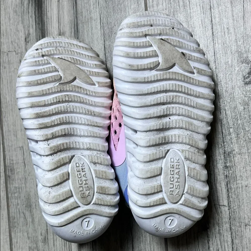 Pastel Rainbow Kids Water Shoes| size 7